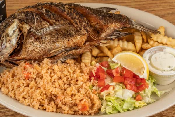 Mojarra Entera Frita / Whole Fried Tilapia