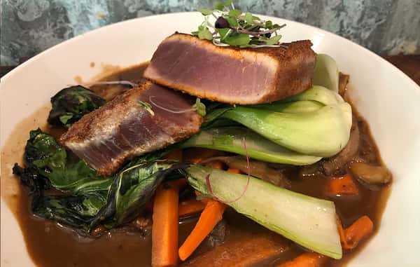 *Seared Line Caught Yellow Fin Tuna
