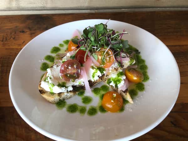 Vermont Goat Cheese Bruschetta