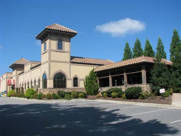 front entrance of restaurant