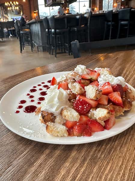 Strawberry Shortcake Waffles