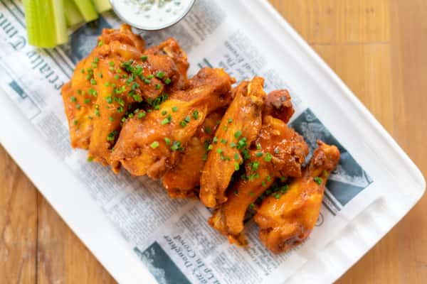 BoneIn Wings or Boneless Tenders Dinner Menu ThreeV Restaurant