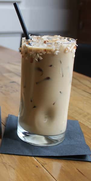 Almond Joy Iced Coffee Cocktail