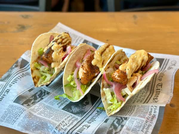 Blackened Salmon Tacos