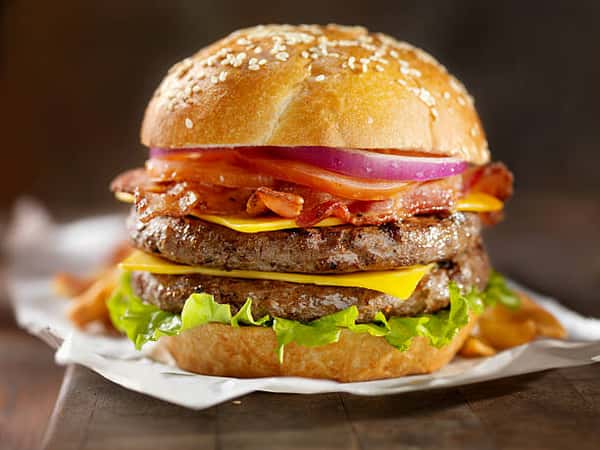 Farmyard Bacon Burger
