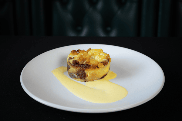White Chocolate Brioche Bread Pudding