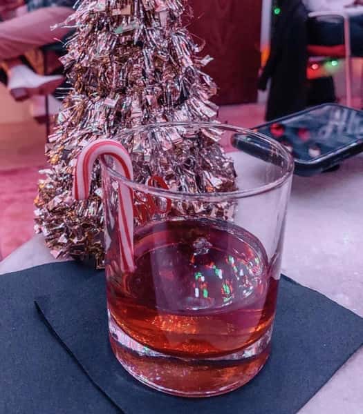 candy cane cocktail