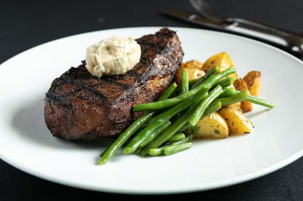 Coffee & Ancho Chili Rubbed Kansas City Strip*