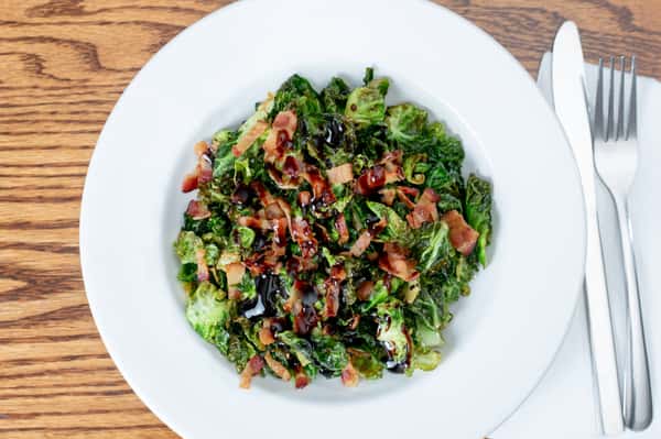 Crispy Brussel Sprout Leaves