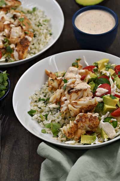 Cod Fish Taco Bowl