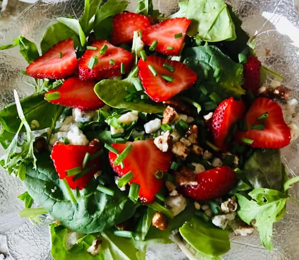 Strawberry Salad close up