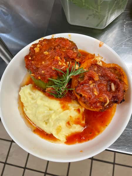 Italian Stuffed Peppers with Marinara