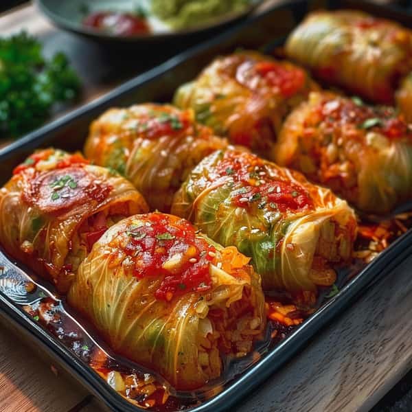 Ukrainian Stuffed cabbage