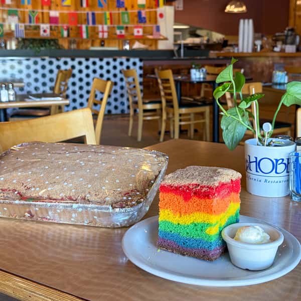 One colorful piece of coffeecake brought so many people together 🌈
Now we’re excited to share it beyond the Bay Area. Pride Coffeecake is officially shipping nationwide on Goldbelly. Thank you for all the love, you made this happen 💕
hobees.com