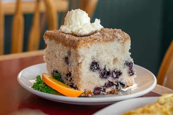 We're feeling extra grateful for the kind words coming in about Blueberry Coffeecake at Hobee's Restaurant 💙 Stop by our page and check out this great review we got—thanks for sharing the love! 🫐
#HobeesRestaurant #BlueberryCoffeecake #GreatReview
Here's what it said:
"The coffeecake is one of the best sweets I have had in my life. It is perfectly moist but not so sweet that you couldn't eat the whole piece, and the whipped butter melts perfectly on the hot cake. I get it regardless of my entree."