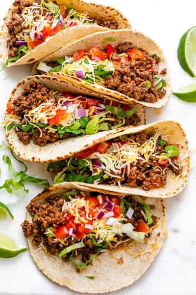 (3) Ground Beef Tacos