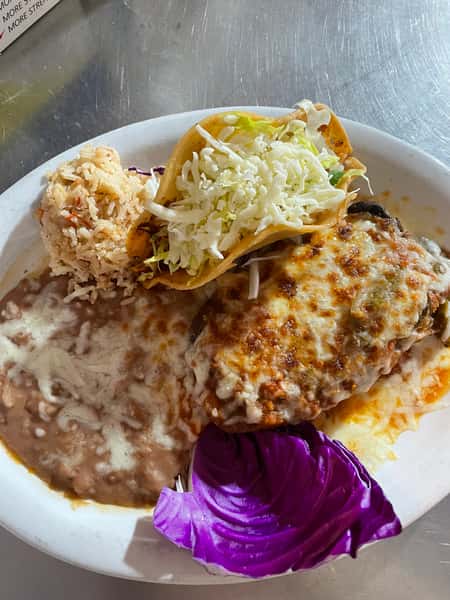 #13 Chile Relleno & Taco