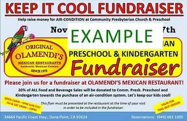Fundraise sign
