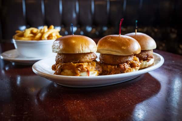 BBQ Pulled Pork Sliders Three Kings Public House Pub in MO