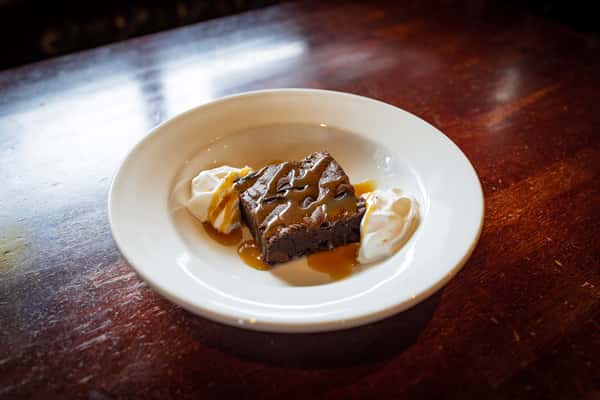 Double Fudge Brownie A La Mode