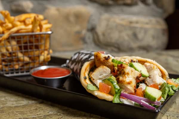 Chicken Souvlaki Wrap