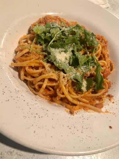 Spaghetti Arugula
