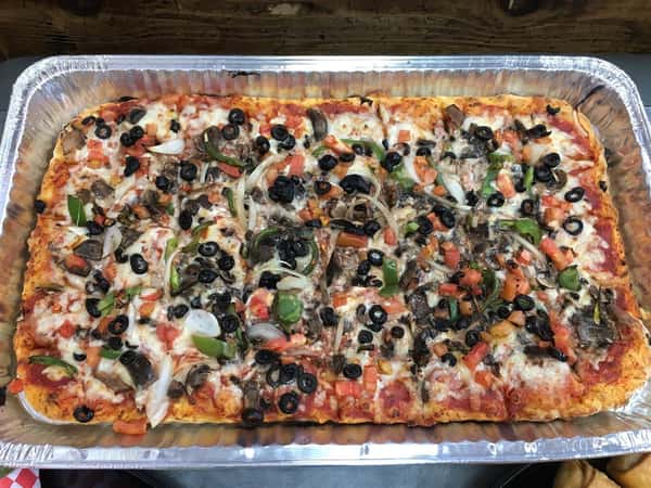 Square Pan Pizza - Traditional Cheese