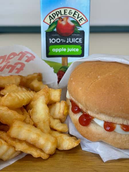 Captain Sub Runners Kid's Meal Cheeseburger