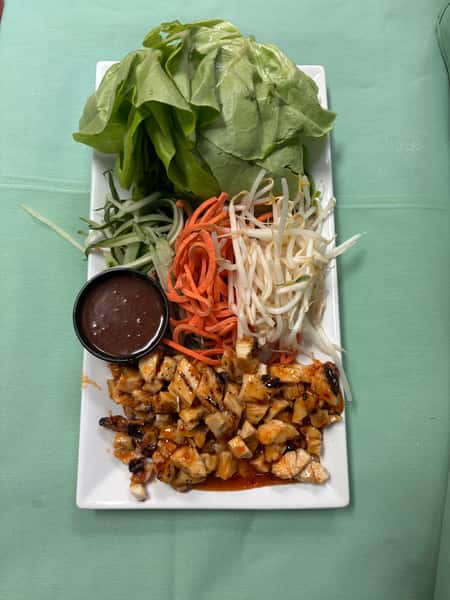 Chicken Thai Lettuce Wraps