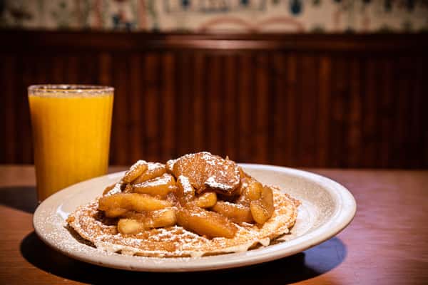 Apple Waffle Breakfast Millbrae Pancake House Breakfast
