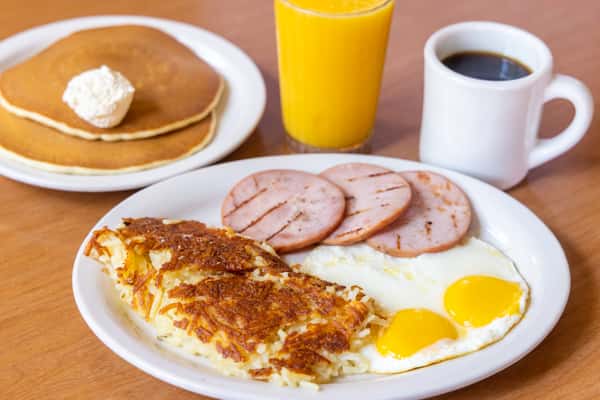 Canadian Bacon & Eggs