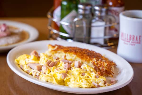 Diced Ham & Scrambled Eggs