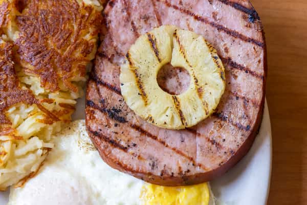 Ham Steak & Eggs