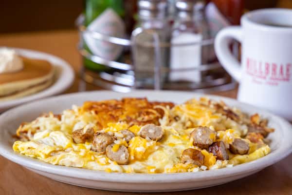 Sausage & Cheese Omelet