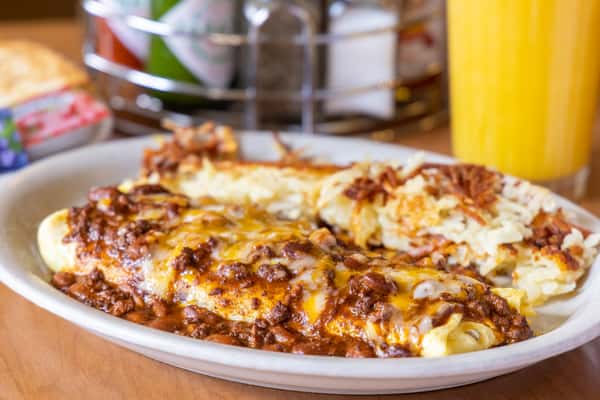 Chili & Cheese Omelet