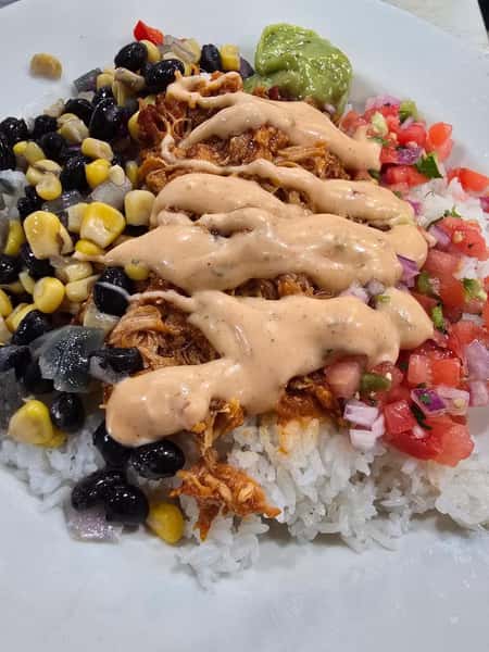 Spicy Chicken Adobe Bowl