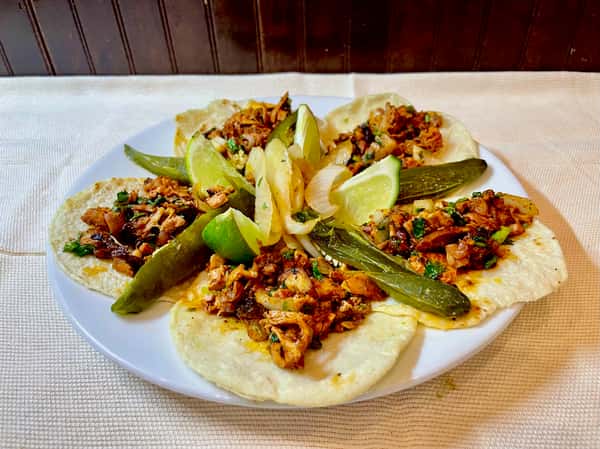 Pollo Asado Street Tacos