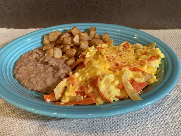Migas with Cheese