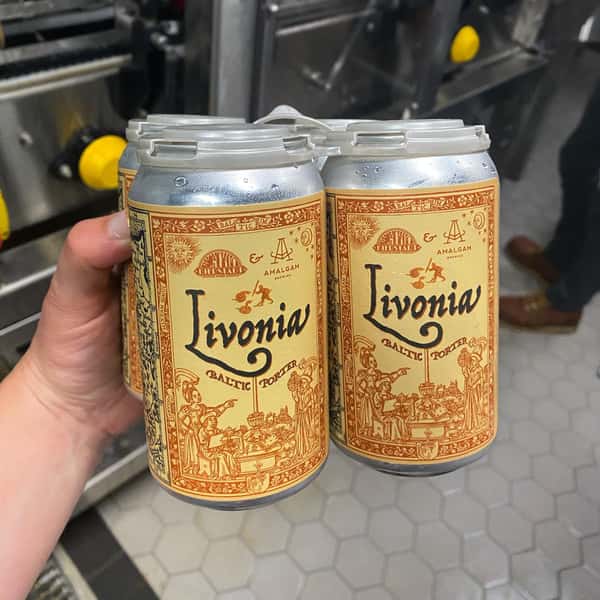Cans of lager