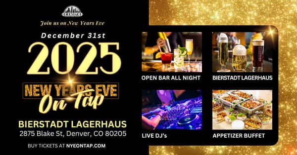 NYE ON TAP 2025