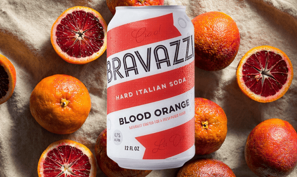 Blood Orange Hard Italian Soda