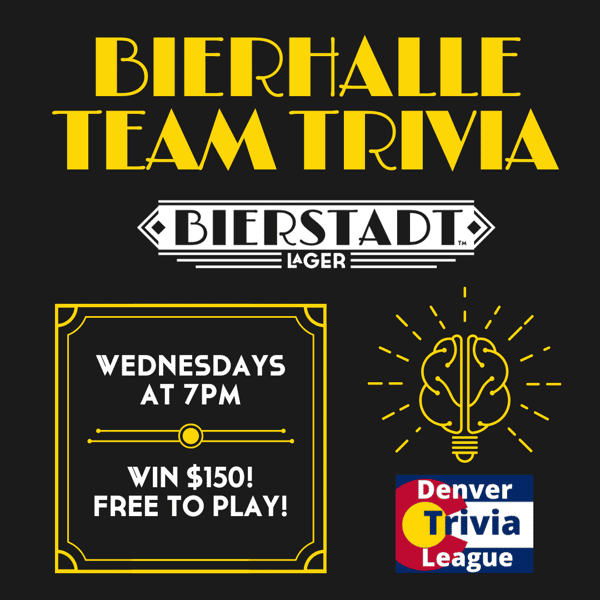 Bierhalle Team Trivia - Denver Trivia League 