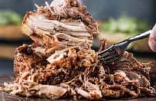 PULLED PORK ( slow smoked )