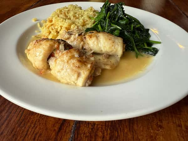 CRAB STUFFED LEMON SOLE