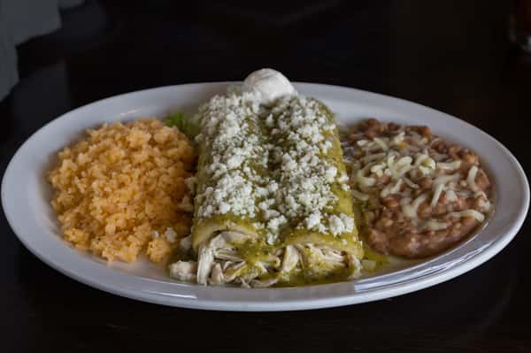 Enchiladas Suizas Menu Elvira's Grill Mexican Restaurant in