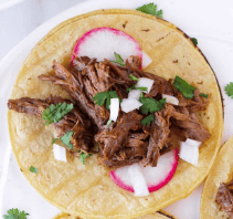 Short rib taco