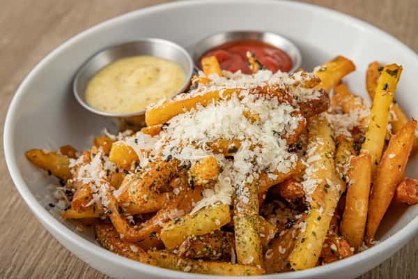 furikake fries, happy hour, hermosa beach