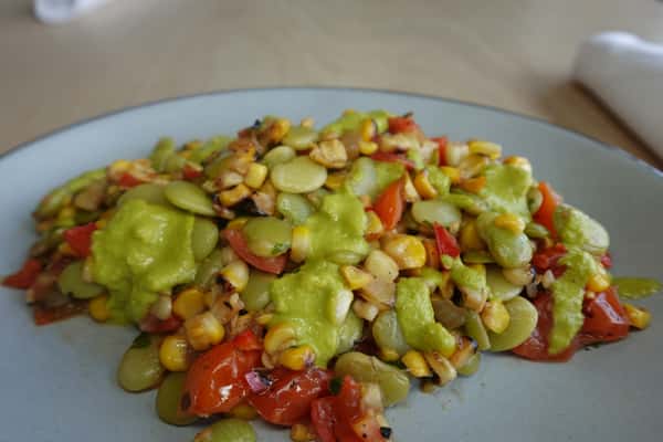 Grilled Corn Succotash