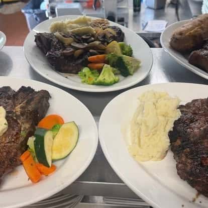 Plates of food