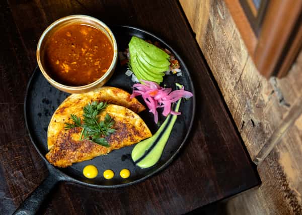 Cochinita Pibil Quesadilla Tacos